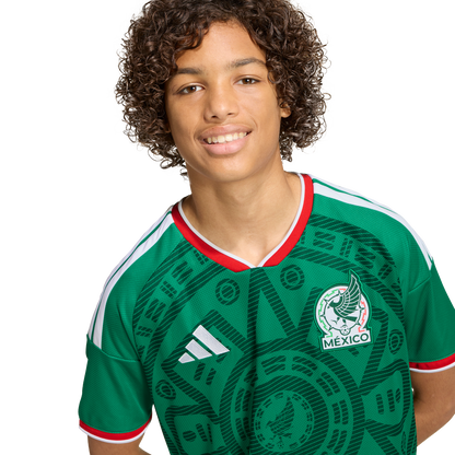 adidas Mexico 26 Home Jersey | Bold Green | Kid's