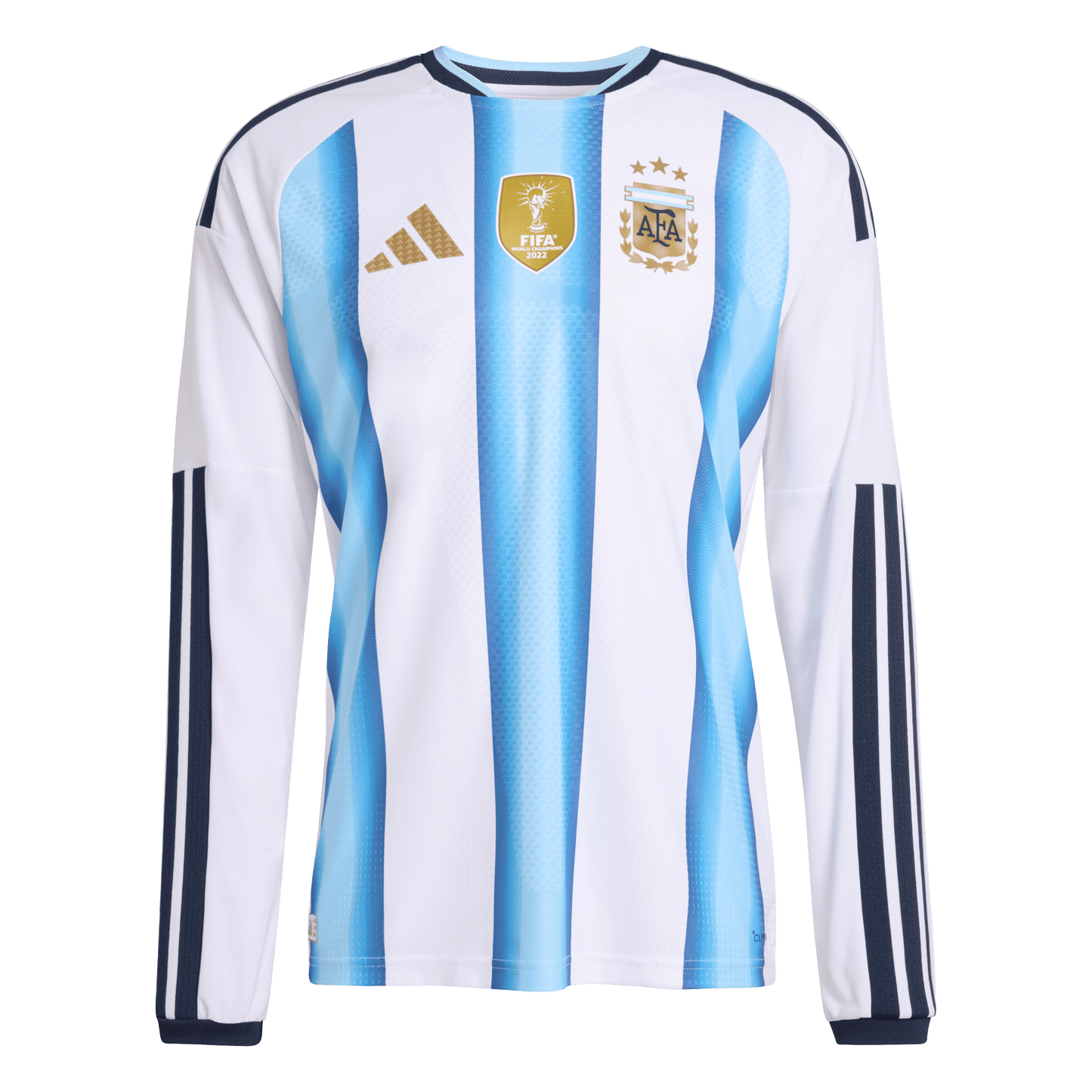 adidas Argentina 26 Authentic Home Long Sleeve Jersey | Ice Blue / White | Men's