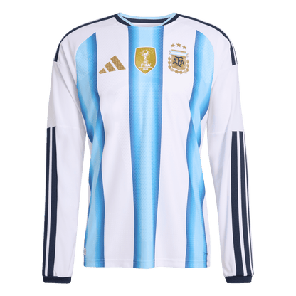 adidas Argentina 26 Authentic Home Long Sleeve Jersey | Ice Blue / White | Men's