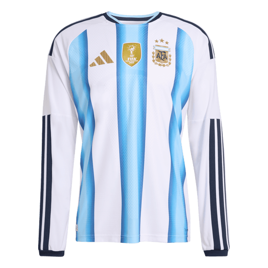 adidas Argentina 26 Authentic Home Long Sleeve Jersey | Ice Blue / White | Men's