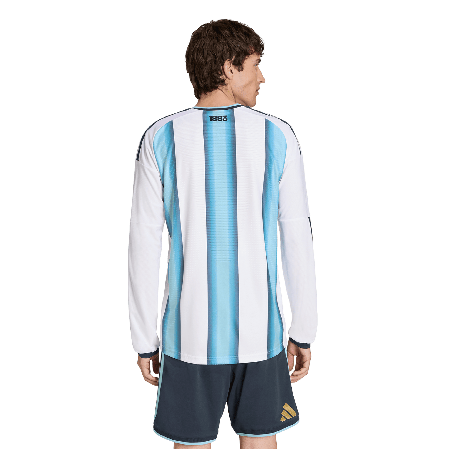 adidas Argentina 26 Authentic Home Long Sleeve Jersey | Ice Blue / White | Men's
