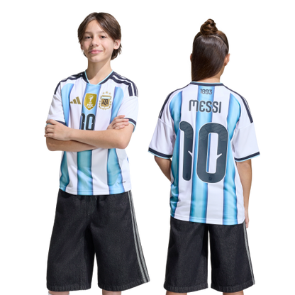 adidas Argentina 26 Home Messi Jersey | Ice Blue / White | Kid's