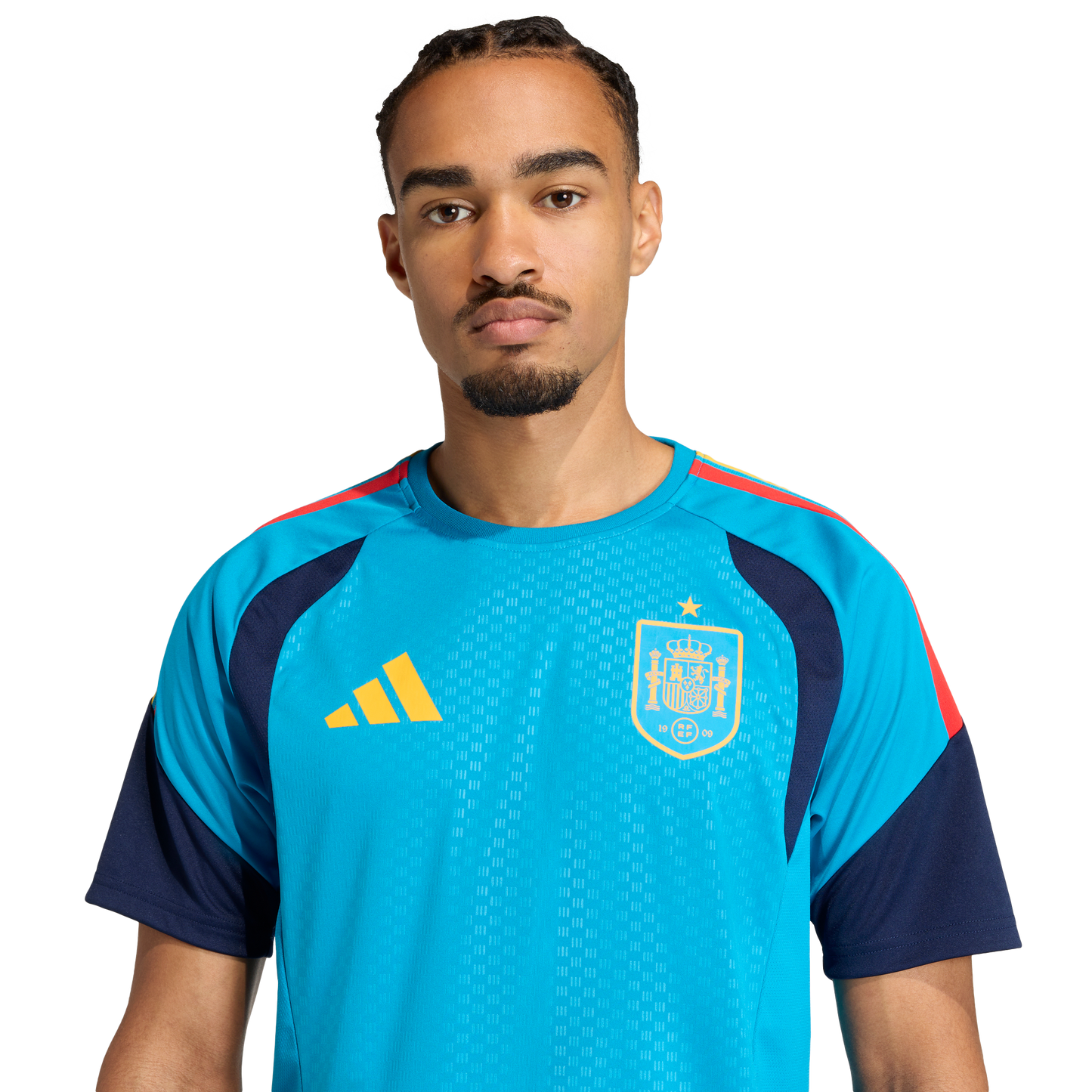 adidas Spain 26 Tiro Training Jersey | Bold Aqua | Men's