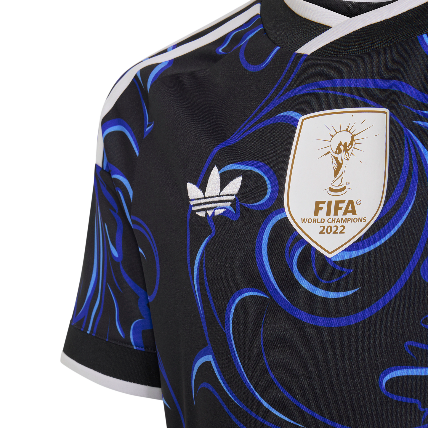 adidas Argentina 26 Away Kids Jersey | Black/Lucid Blue | Kid's