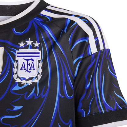 adidas Argentina 26 Away Kids Jersey | Black/Lucid Blue | Kid's