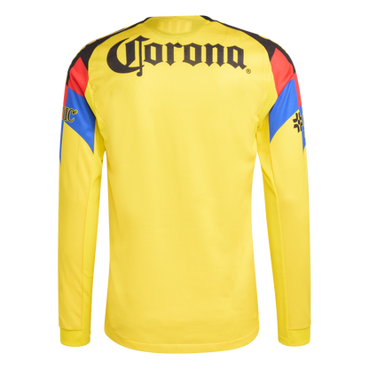 adidas Club America 25/26 Authentic Long-Sleeve Home Jersey | Yellow | Men's