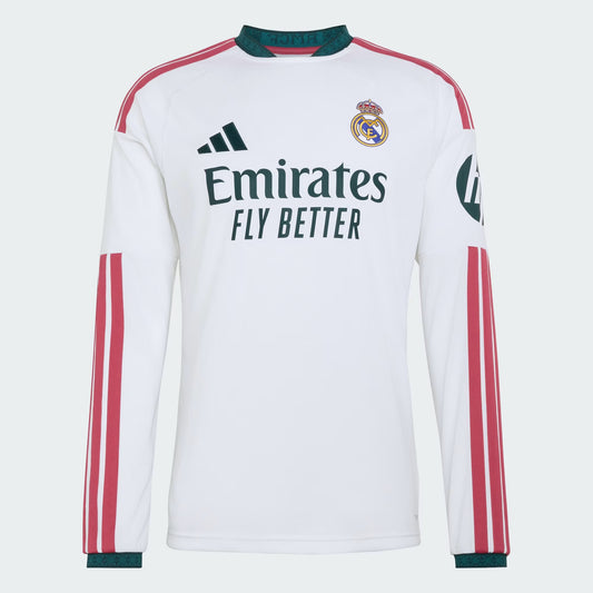 adidas Real Madrid 26/27 Home Jersey Long Sleeve Jersey | White | Men's