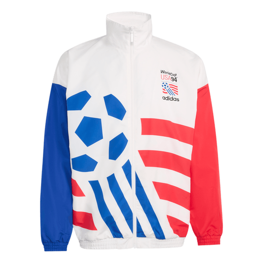 adidas USA 94 Graphic Woven Track Top | Cloud White | Men's