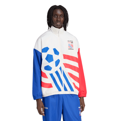 adidas USA 94 Graphic Woven Track Top | Cloud White | Men's