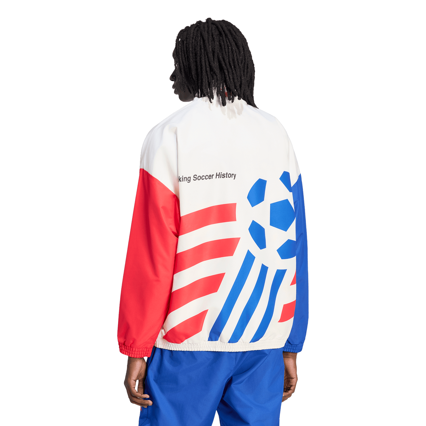 adidas USA 94 Graphic Woven Track Top | Cloud White | Men's