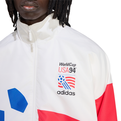 adidas USA 94 Graphic Woven Track Top | Cloud White | Men's