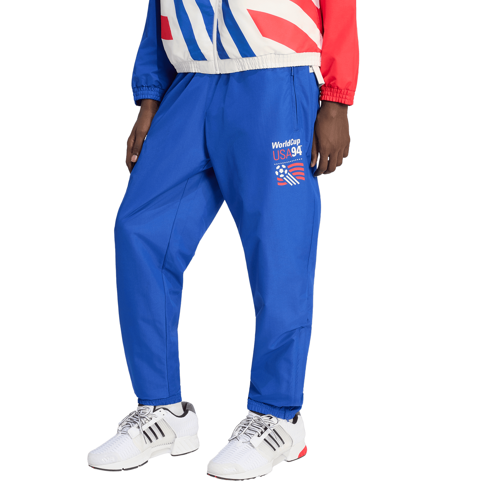 adidas USA 94 Graphic Woven Track Pants | Royal Blue | Men's