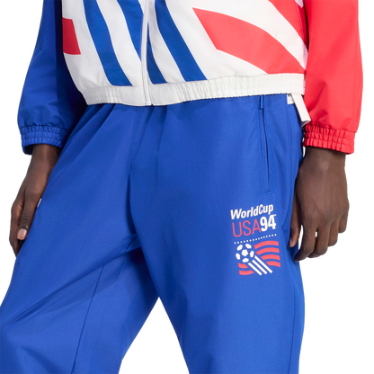 adidas USA 94 Graphic Woven Track Pants | Royal Blue | Men's