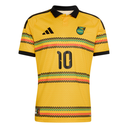 adidas Jamaica 26 x Bob Marley 10 Home Jersey | Yellow | Men's