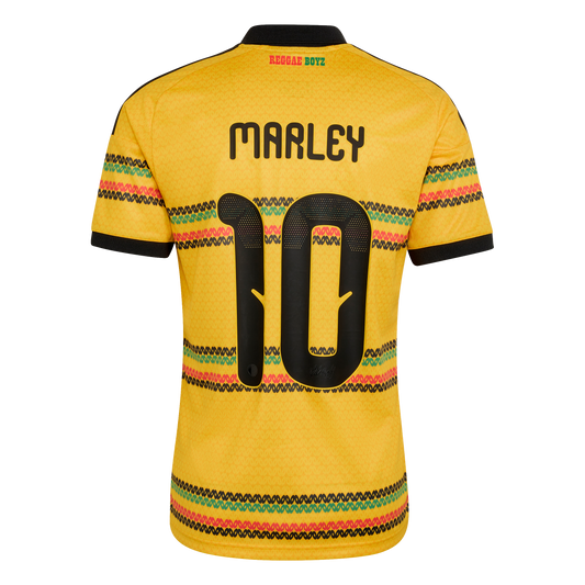 adidas Jamaica 26 x Bob Marley 10 Home Jersey | Yellow | Men's