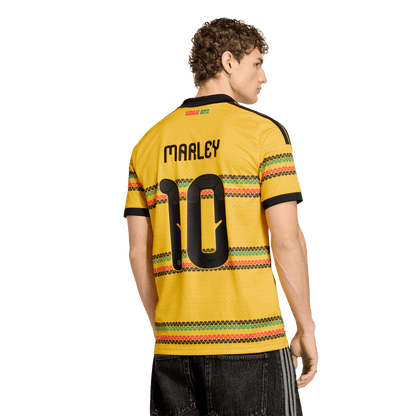 adidas Jamaica 26 x Bob Marley 10 Home Jersey | Yellow | Men's