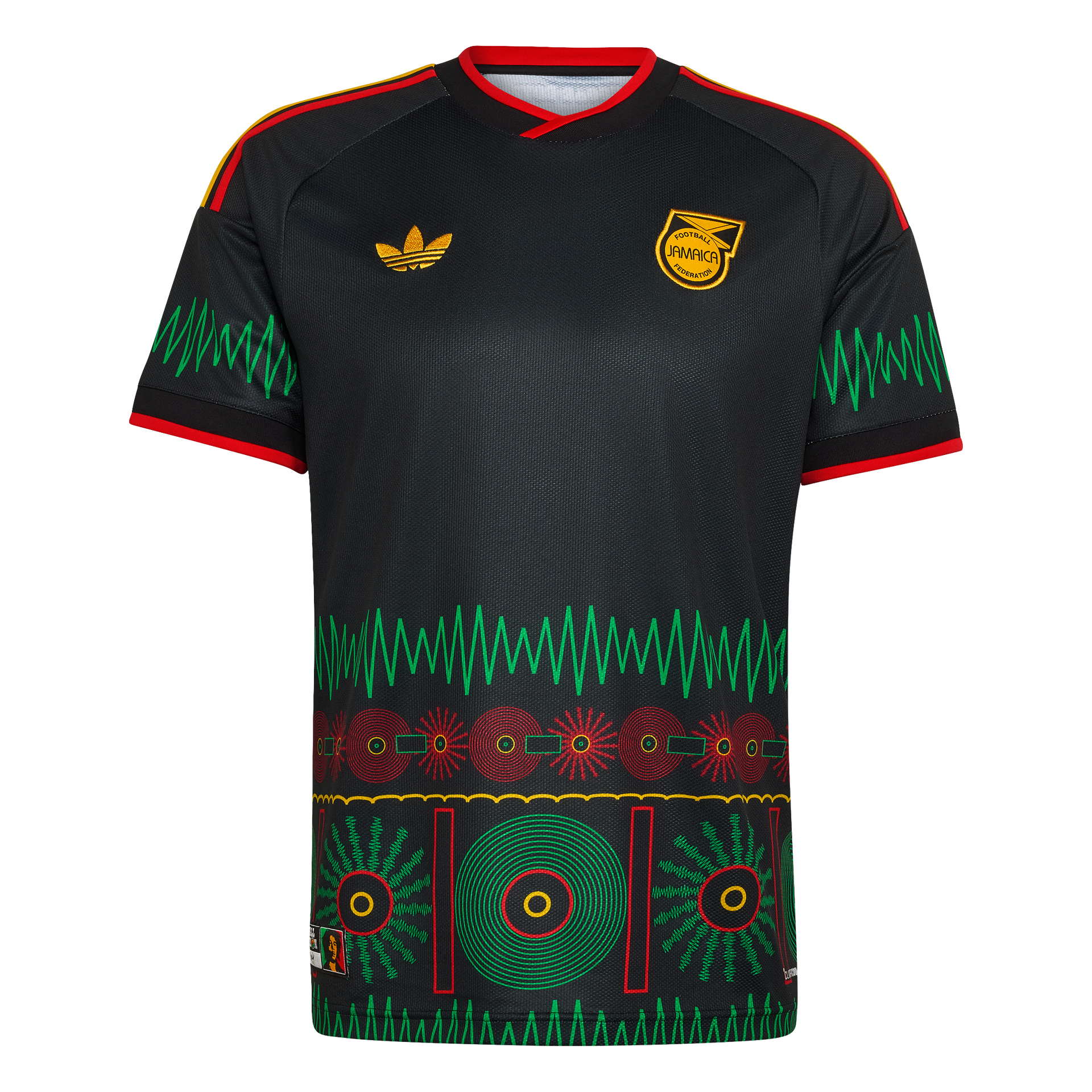 adidas Jamaica 26 x Bob Marley Away Jersey | Black | World Cup