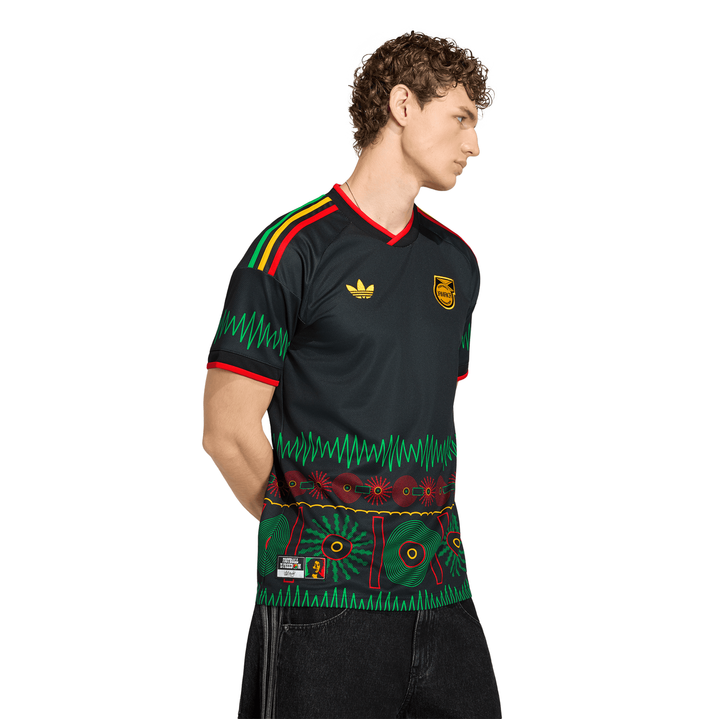 adidas Jamaica 26 x Bob Marley Away Jersey | Black | Men's