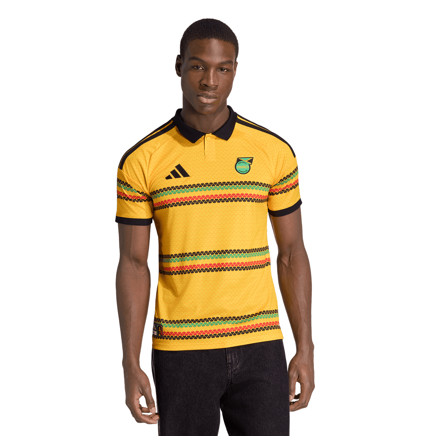 adidas Jamaica 26 x Bob Marley Home Jersey | Bold Gold | Men's