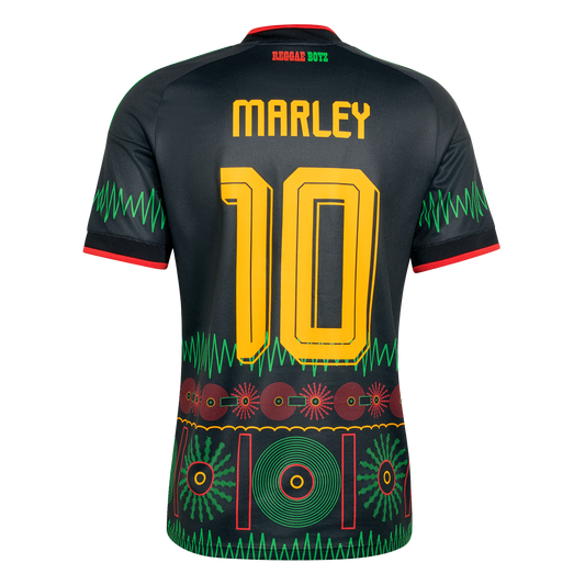 adidas Jamaica 26 x Bob Marley 10 Away Jersey | Black | Men's