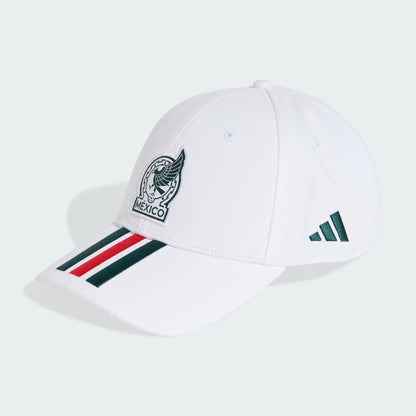 Mexico 26 Baseball Cap With 3-Stripes | White |