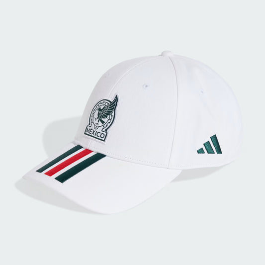 Mexico 26 Baseball Cap With 3-Stripes | White |