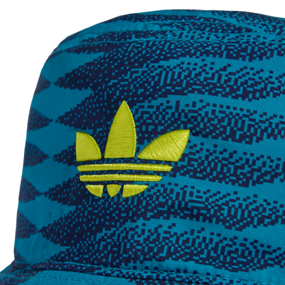 adidas Colombia 26 Bucket Hat | Mystery Petrol / Team Navy Blue / Solar Yellow