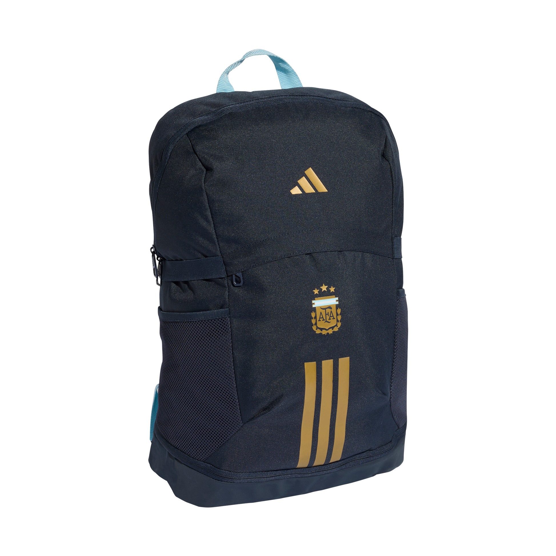 adidas blue and yellow backpack Club Amrica Home Youth TUDN Fan Shop Adjustable padded shoulder straps adidas Colombia Stadium Sackpack