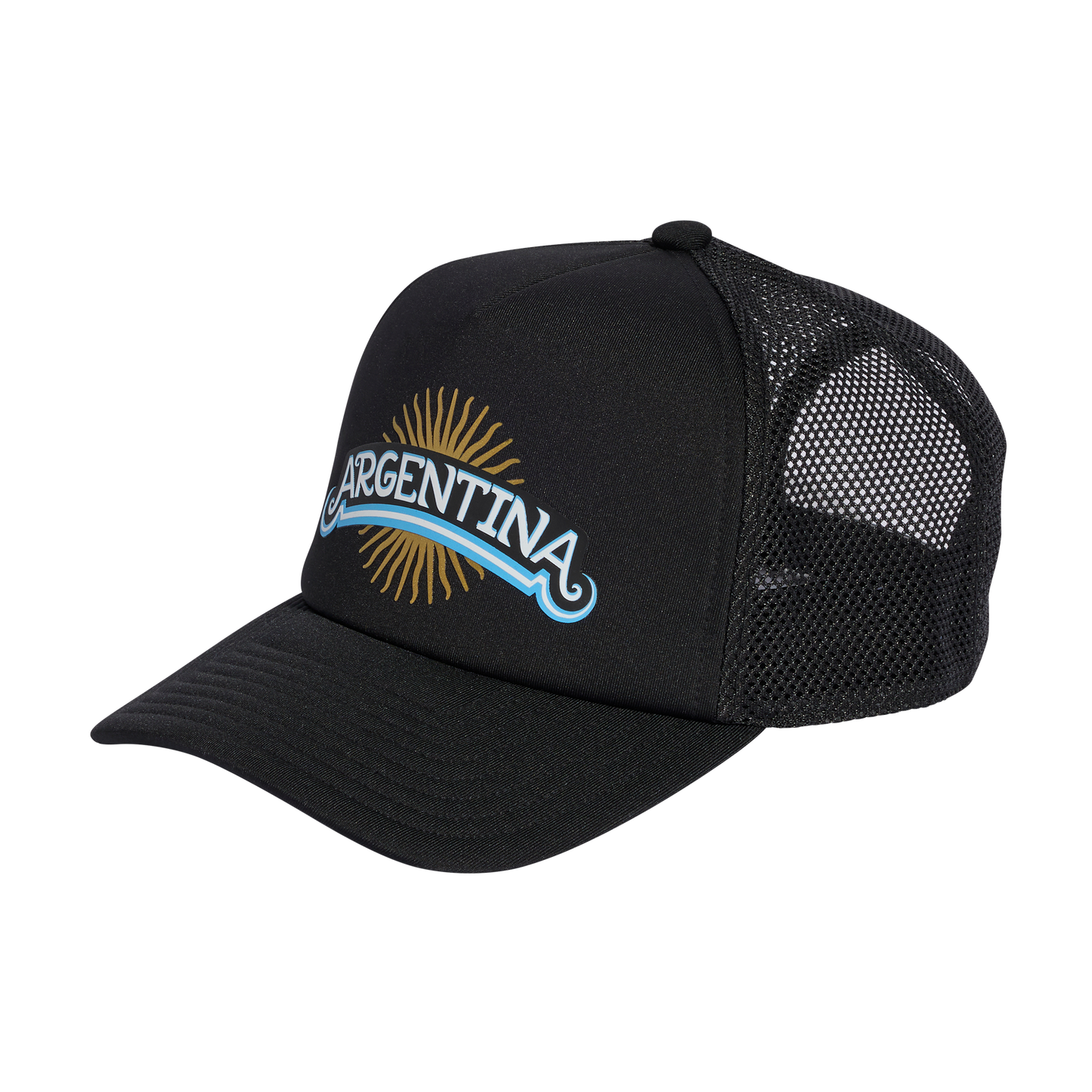 adidas Argentina Trucker Cap | Black / Ice Blue