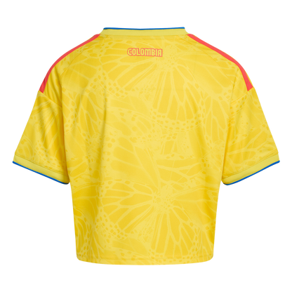 adidas Colombia 26 Home Cropped Jersey | Impact Yellow | Women's
