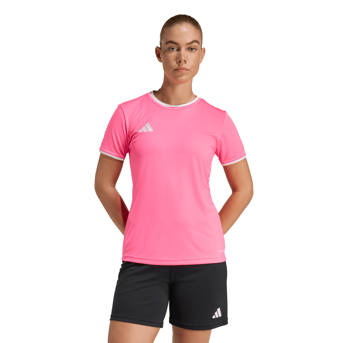 adidas ENTRADA 26 Soccer Jersey | Pink / White | Women's