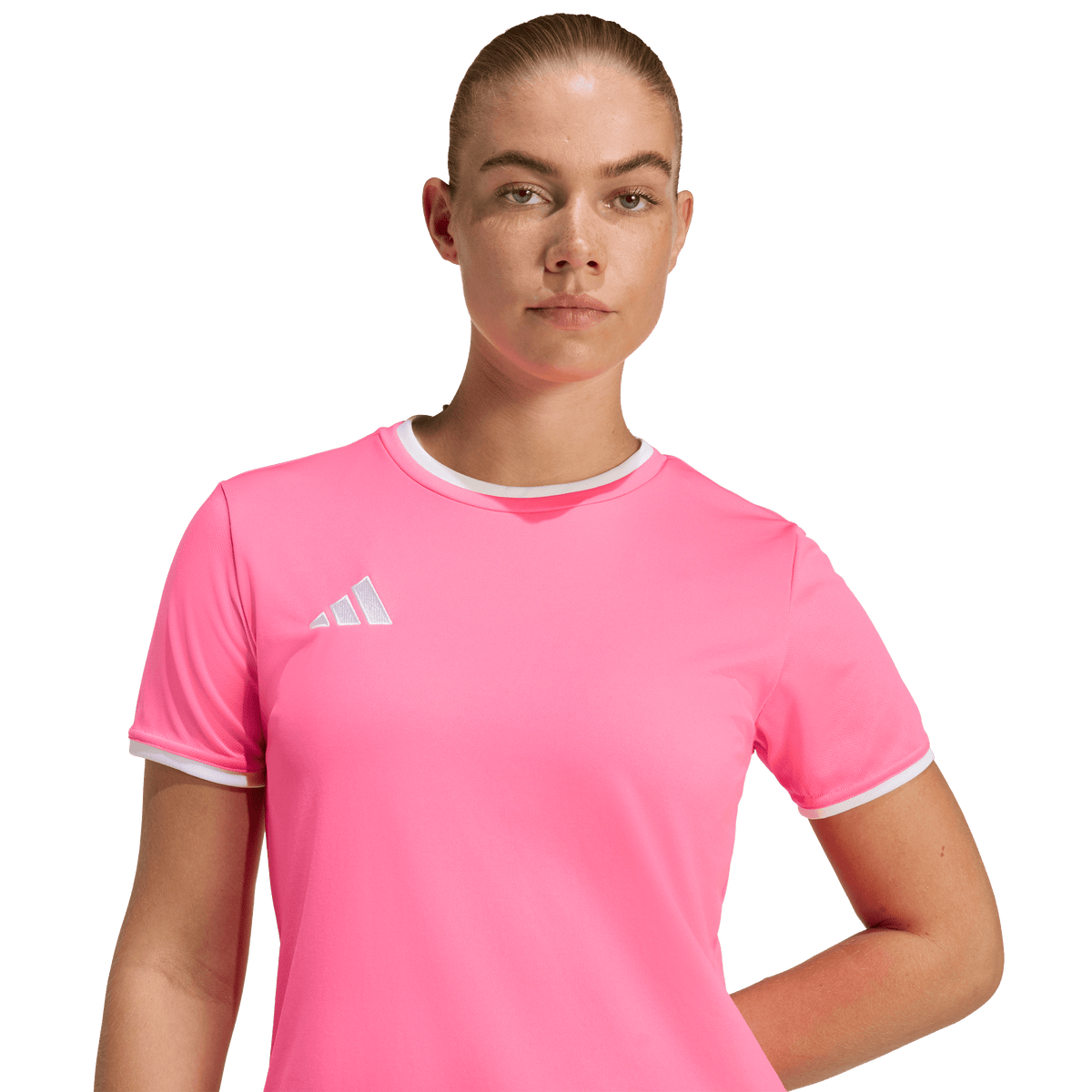 adidas ENTRADA 26 Soccer Jersey | Pink / White | Women's