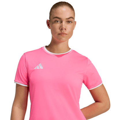 adidas ENTRADA 26 Soccer Jersey | Pink / White | Women's