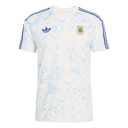 adidas Argentina Originals All Over Print T-Shirt | Off White | Men's