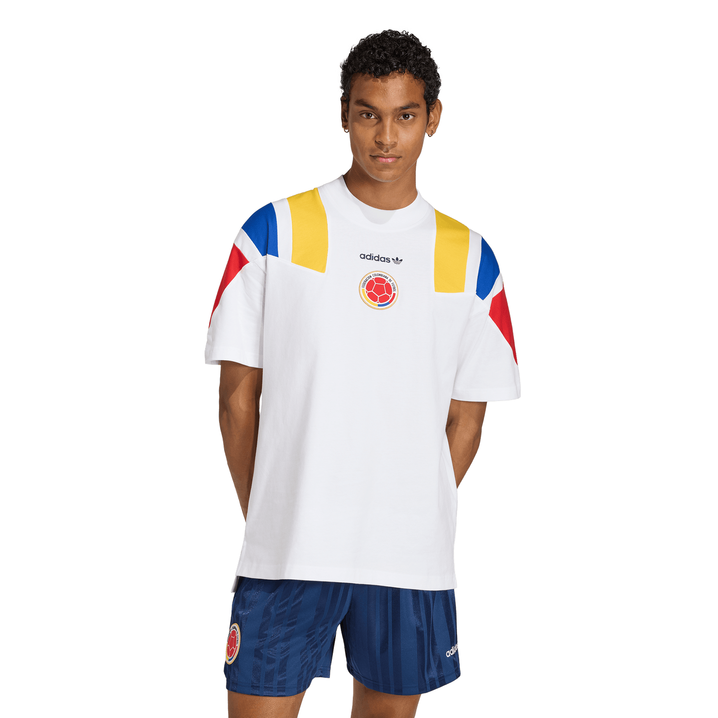 adidas Colombia Equipment T-Shirt | White | Men's