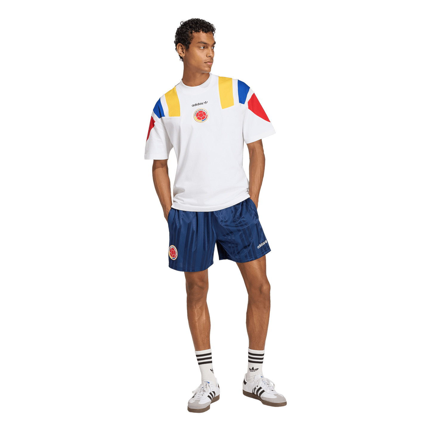 adidas Colombia Equipment T-Shirt | White | Men's