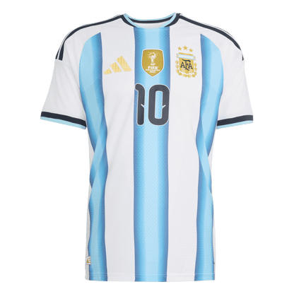 adidas Argentina 26 Messi Authentic Home Jersey | Ice Blue/White | Men's