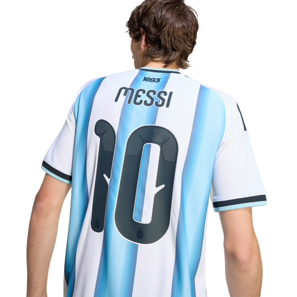 adidas Argentina 26 Messi Authentic Home Jersey | Ice Blue/White | Men's