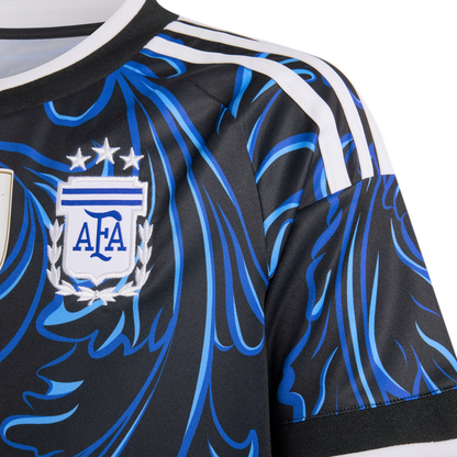 adidas Argentina 26 Away Messi Kids Jersey | Black/Lucid Blue | Kid's