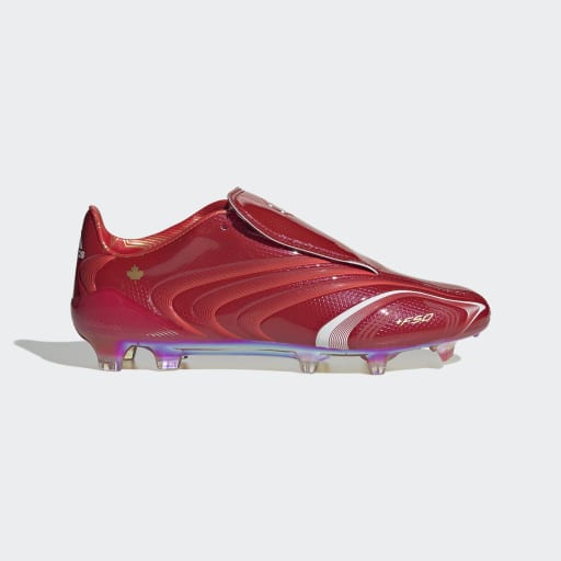 adidas F50 Tunit Firm Ground Football Boots | Red | Men's