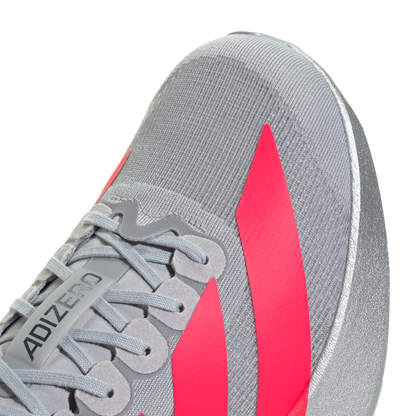 adidas Adizero Evo SL Running Shoes | Silver Metallic / Lucid Red / Iron Metallic | Men's