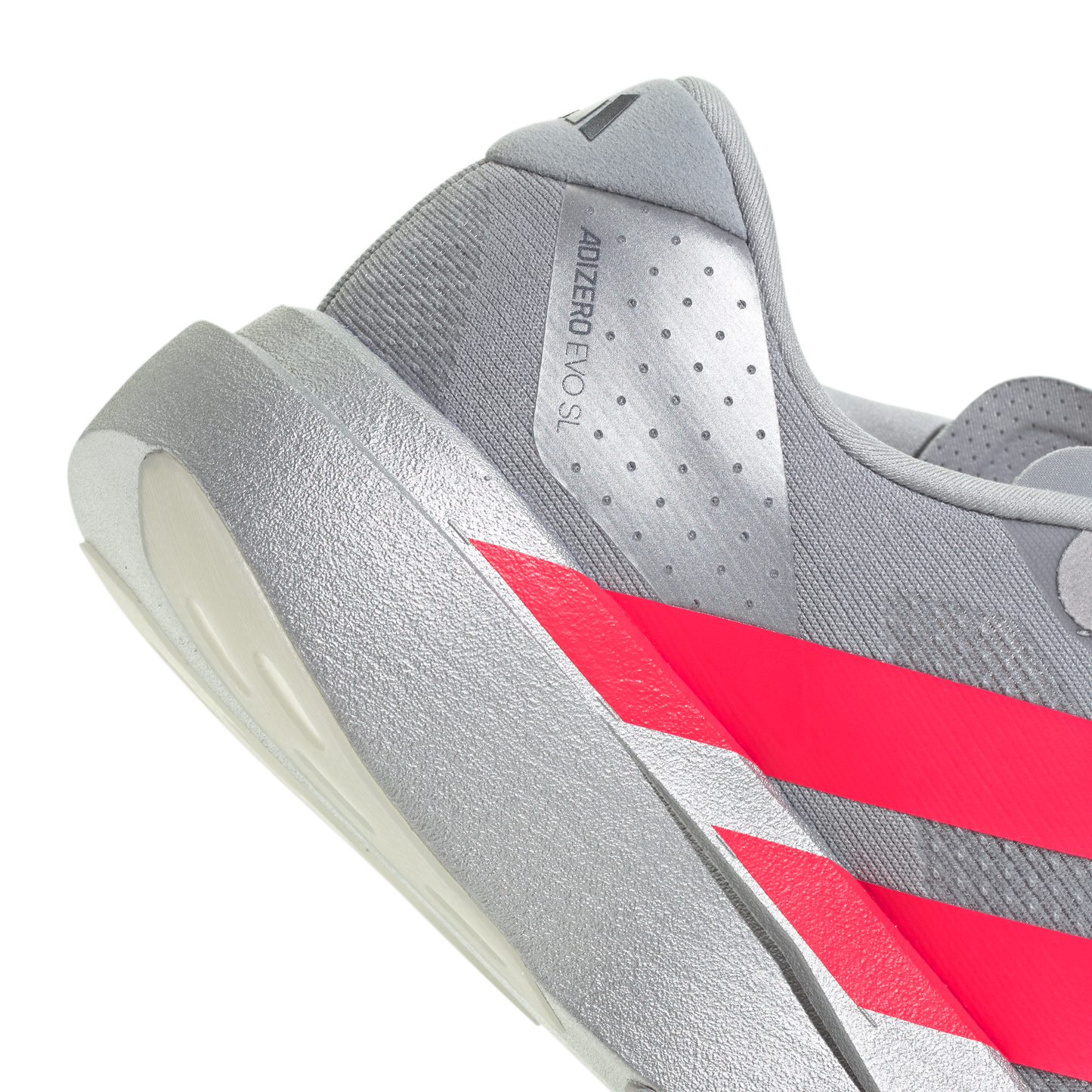 adidas Adizero Evo SL Running Shoes - Men's | Silver/Lucid Red