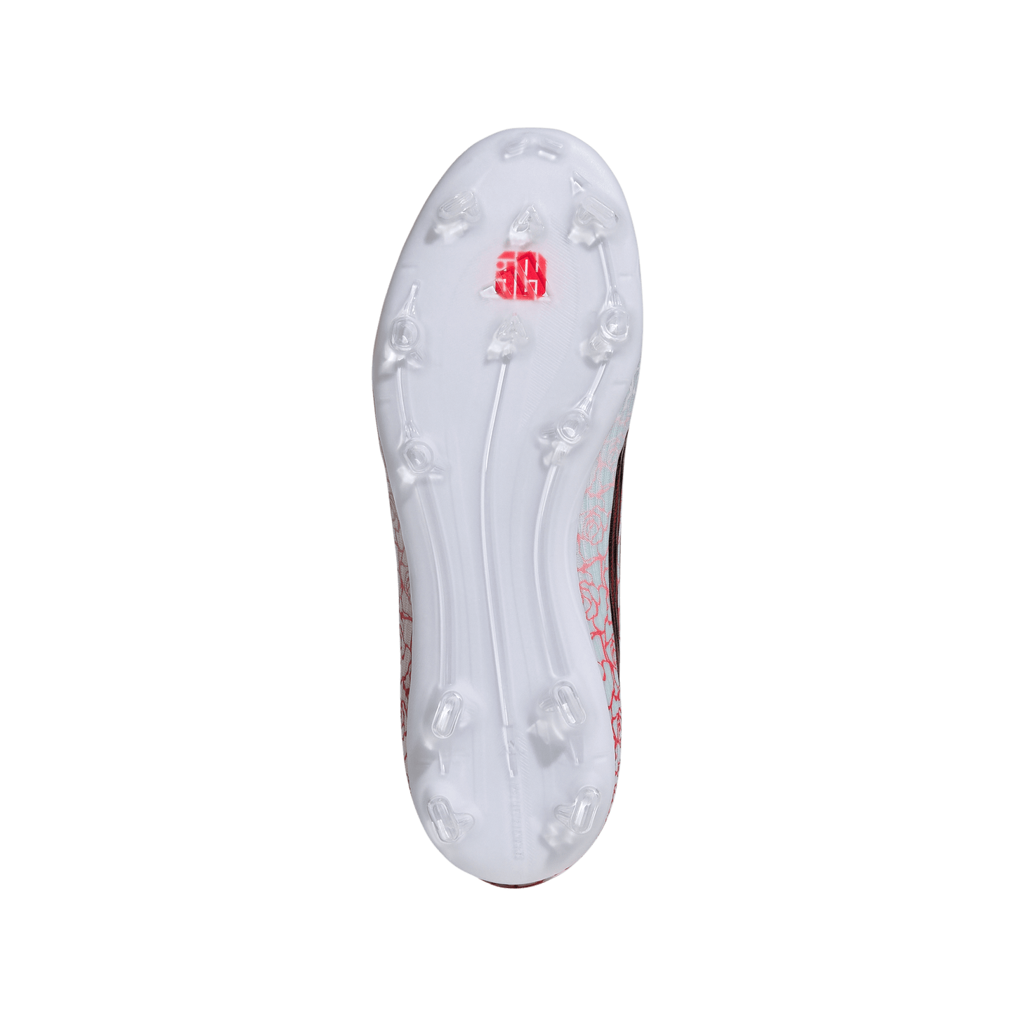 adidas F50 LEAGUE LAMINE YAMAL Laceless Firm Ground Soccer Cleats | Cloud White / Core Black / Lucid Red | Kid's