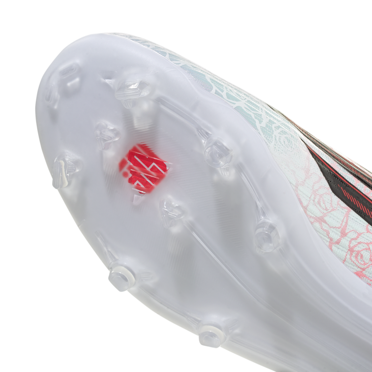 adidas F50 LEAGUE LAMINE YAMAL Laceless Firm Ground Soccer Cleats | Cloud White / Core Black / Lucid Red | Kid's