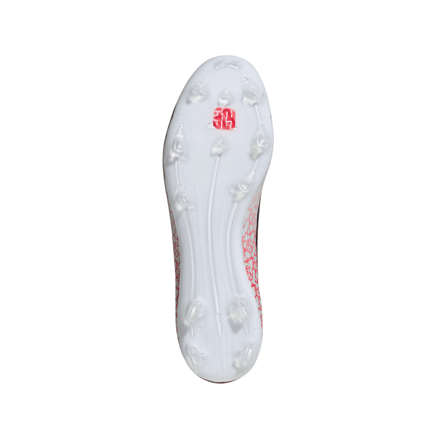 adidas F50 LEAGUE LAMINE YAMAL Laceless Firm Ground / Multi Ground Soccer Cleats | Cloud White / Core Black / Lucid Red | Men's