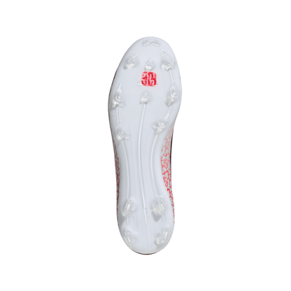 adidas F50 LEAGUE LAMINE YAMAL Laceless Firm Ground / Multi Ground Soccer Cleats | Cloud White / Core Black / Lucid Red | Men's