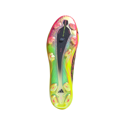 adidas F50 Hyperfast EVO Firm Ground Soccer Cleats | Solar Yellow / Core Black / Solar Pink | Men's