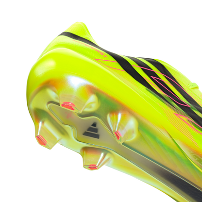 adidas F50 Hyperfast EVO Firm Ground Soccer Cleats | Solar Yellow / Core Black / Solar Pink | Men's