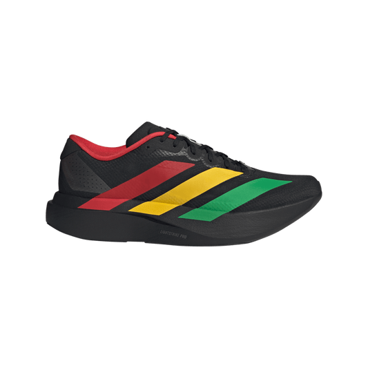 adidas Adizero Evo SL x Bob Marley Running Shoes | Core Black / Green / Yellow / Red | Men's