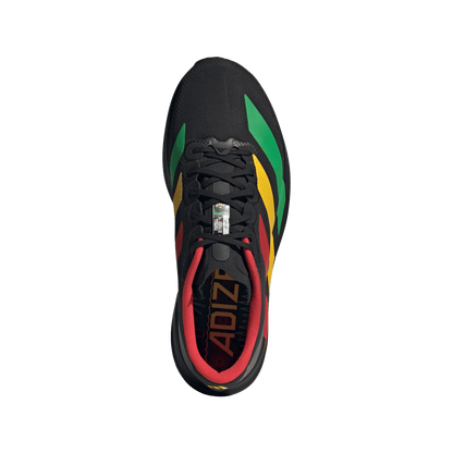 adidas Adizero Evo SL x Bob Marley Running Shoes | Core Black / Green / Yellow / Red | Men's